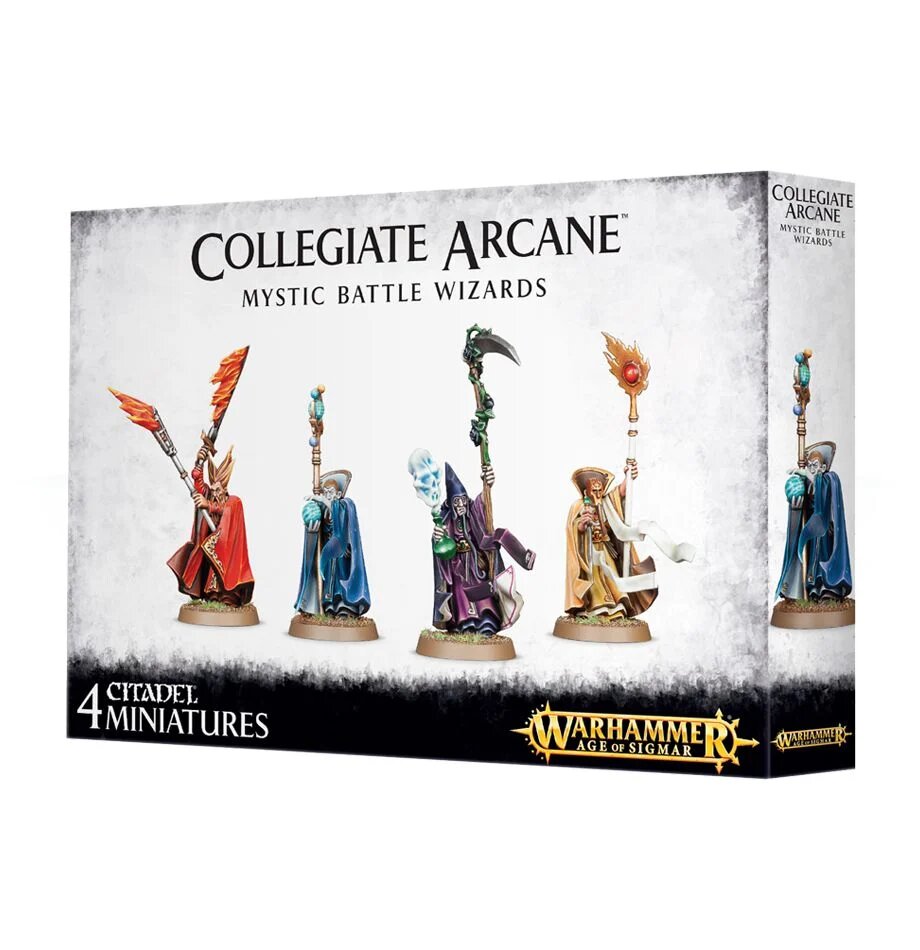 CITIES OF SIGMAR: COLLEGIATE ARCANE MYSTIC BATTLE WIZARDS
