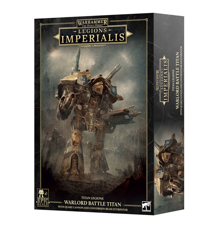 LEGIONS IMPERIALIS: WARLORD TITAN WITH QUAKE CANNON & CONVERSION BEAM EXTIRPATOR