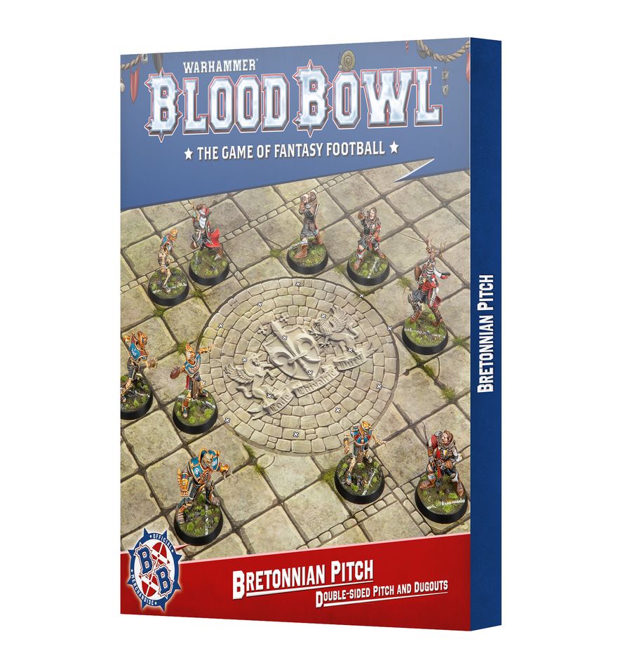 BLOOD BOWL: BRETONNIAN TEAM PITCH & DUGOUT