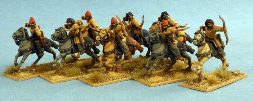 Sassanid Mounted Warriors - Bows