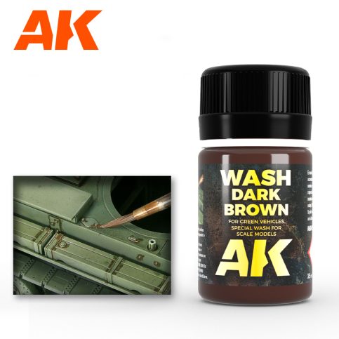 AK045: Dark Brown Wash