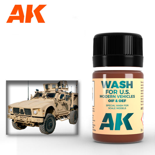 AK121: Wash OIF & OEF US vehicles