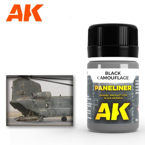 AK2075: Black Camo Paneliner