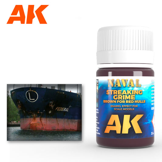 AK304: Brown Streaking Grime for Red Hull