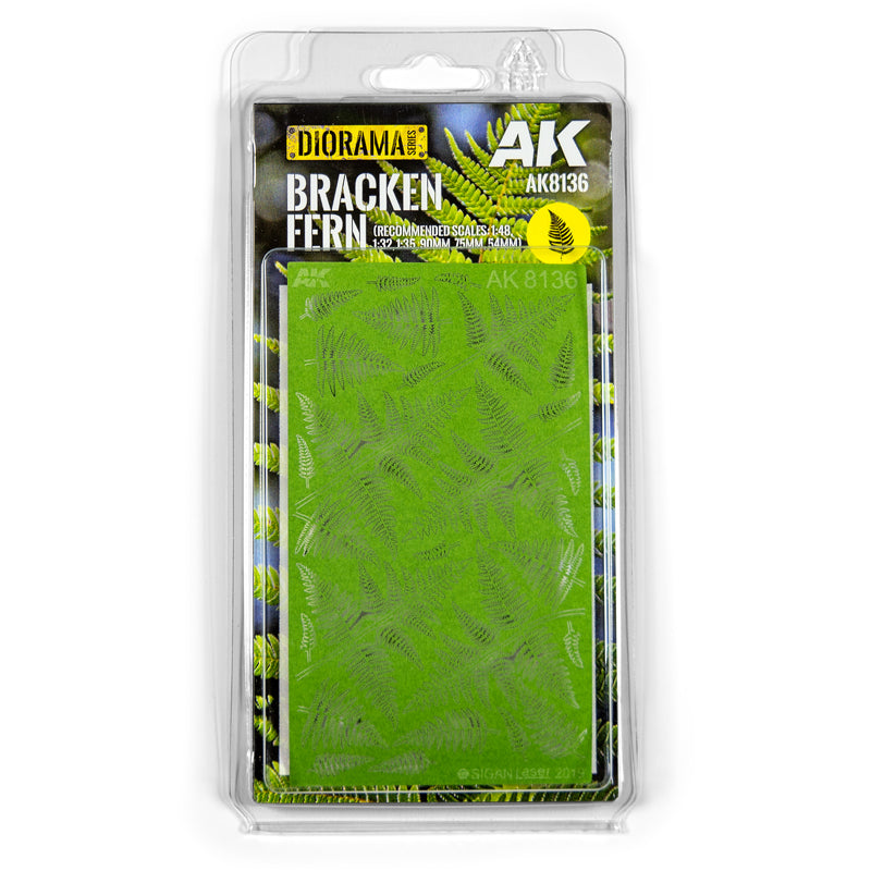 AK8136 Bracken Fern - Laser-Cut Realistic Plants