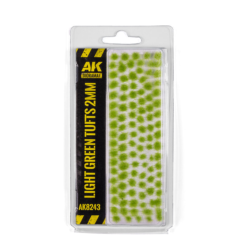 AK8243 Light Green Tufts 2mm