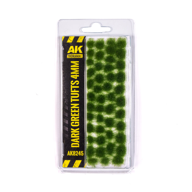AK8245 Dark Green Tufts 4mm