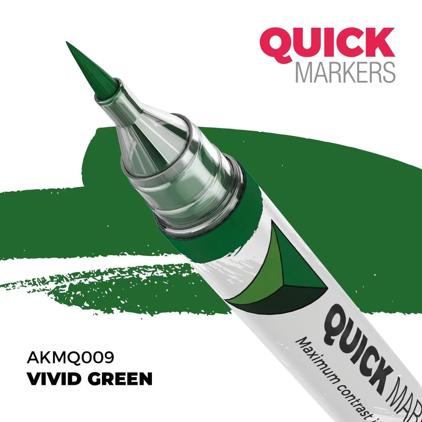 AKMQ009 - Quick Markers: Vivid Green