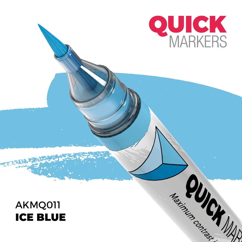 AKMQ011 - Quick Markers: Ice Blue