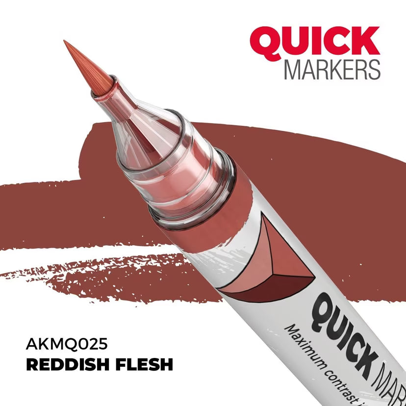 AKMQ025 - Quick Markers: Reddish Flesh