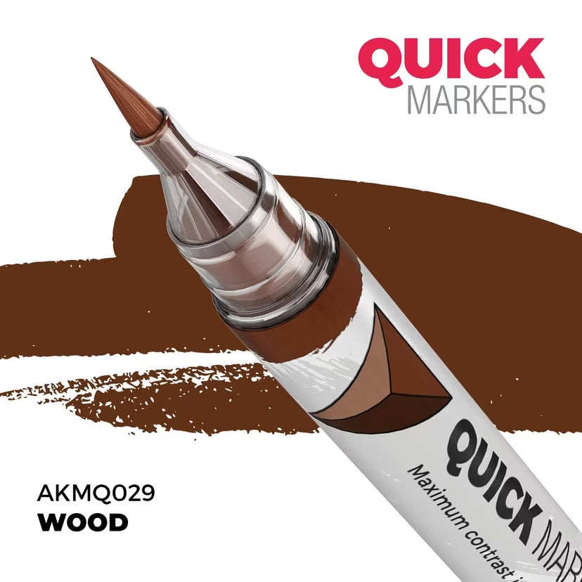 AKMQ029 - Quick Markers: Wood