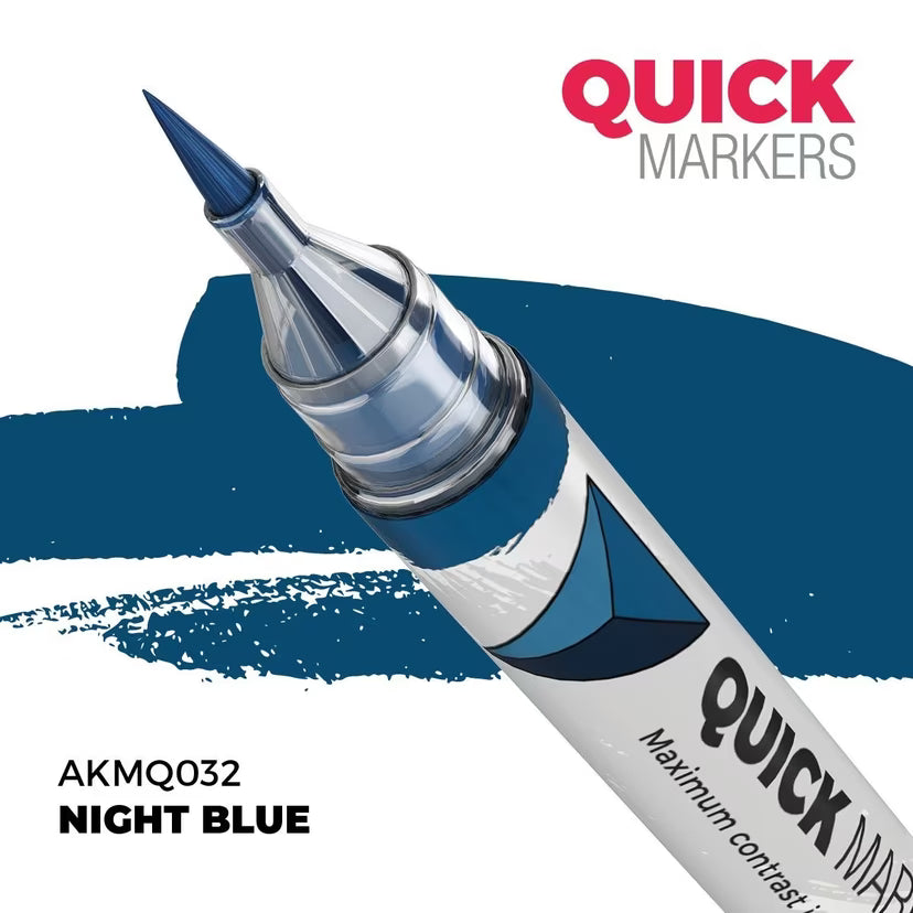 AKMQ032 - Quick Markers: Night Blue