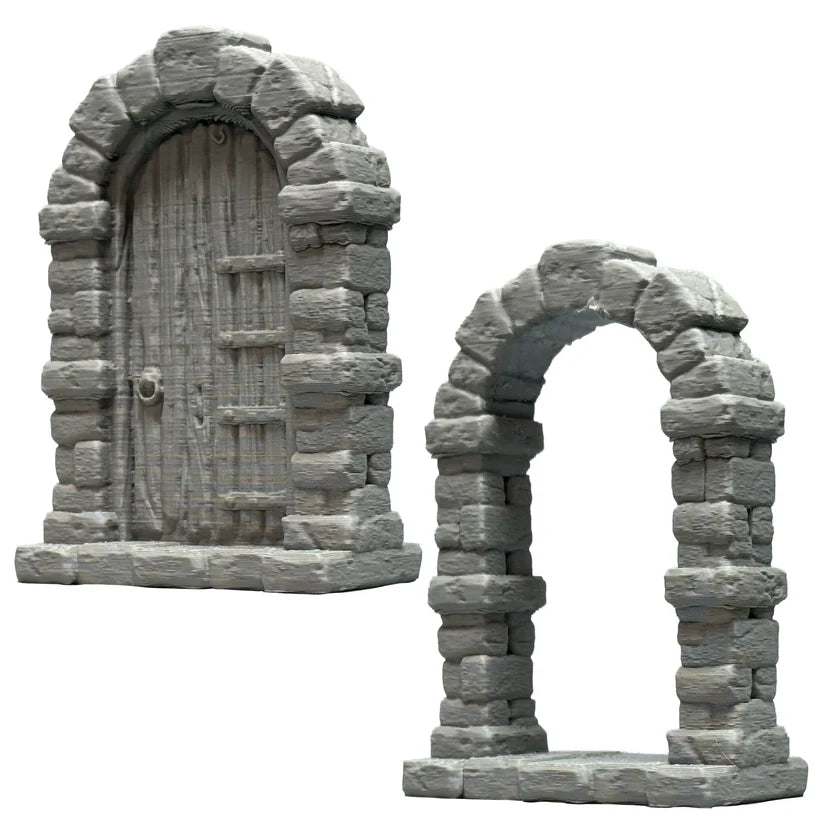 DB009 Dungeon Builder Arched Doors (2)