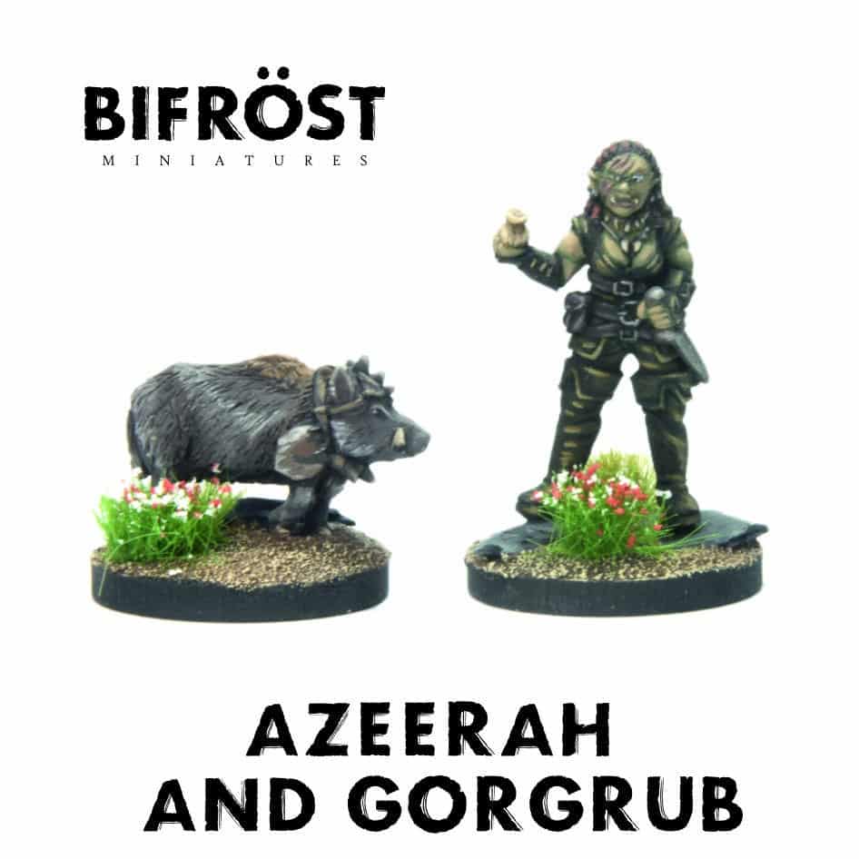Azeerah/Gorgrub - Half Orc Thief and War Pig