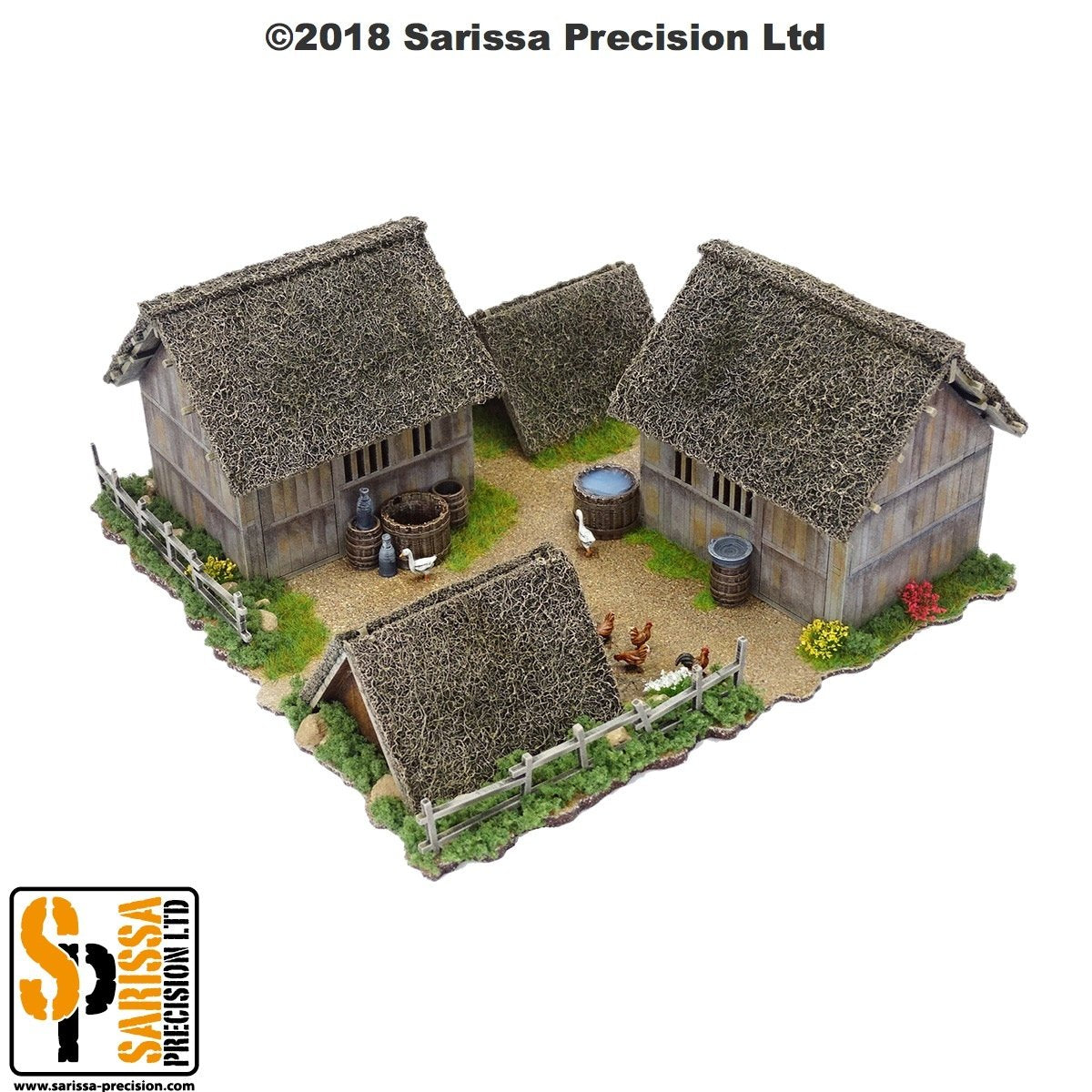 Mountain Village Hovel and Animal Shelter (B042)