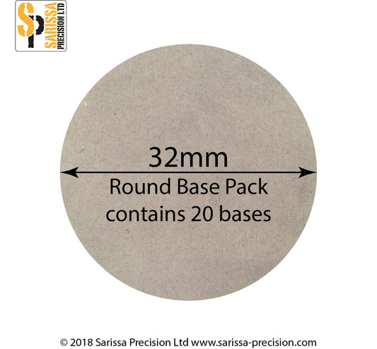 32mm Round Base Pack