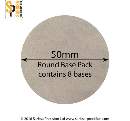 50mm Round Base Pack