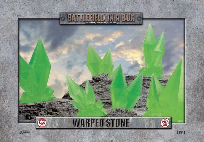 BB544: Warped Stone - Green