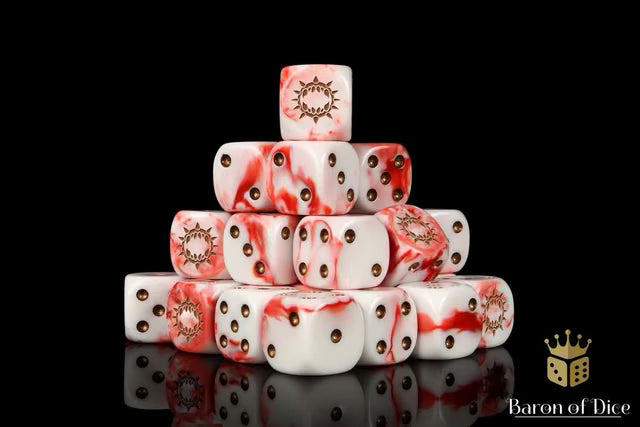 Baron of Dice: Carnage White Dice Se