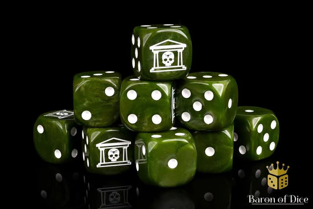 Baron of Dice: Military Gate Green Dice Set