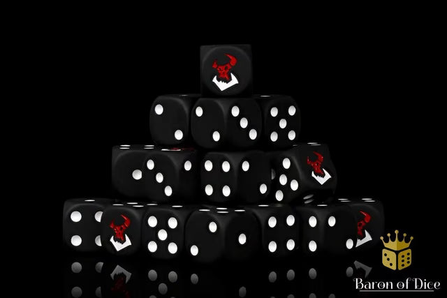 Baron of Dice: Black Orcs Dice Set