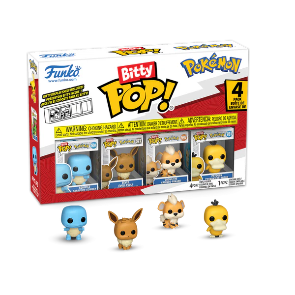 Pokémon: Bitty POP! Vinyl Figure 4-Pack Series 4