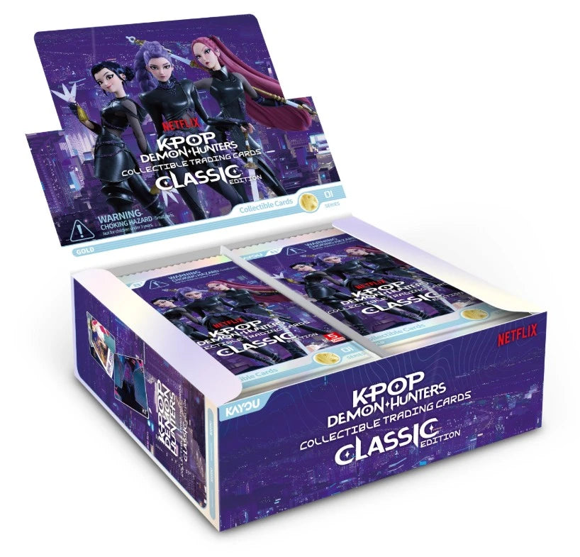 KPop Demon Hunters Collectible Trading Cards Classic Edition Foil Booster Box