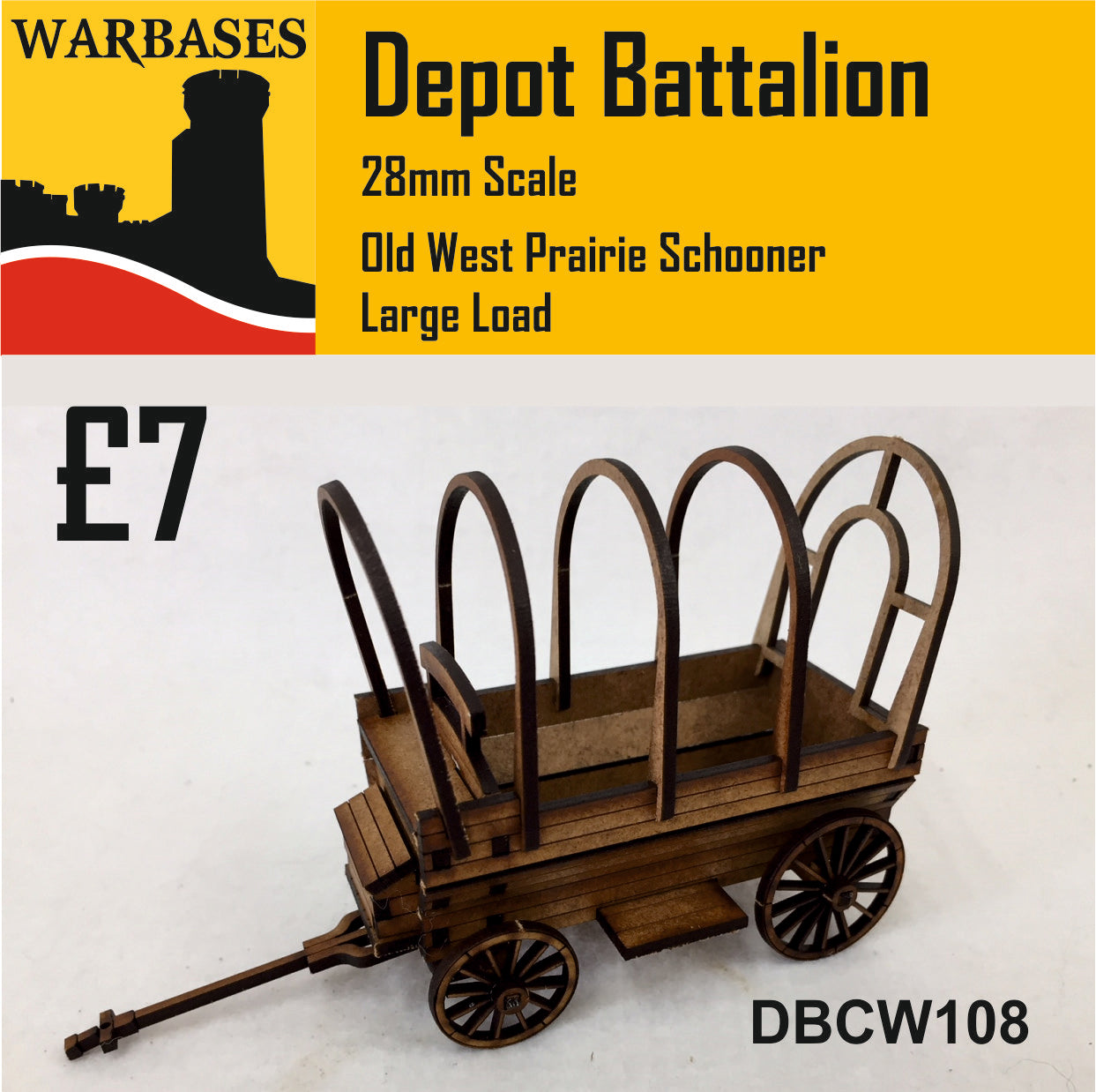 Old West Prairie Schooner