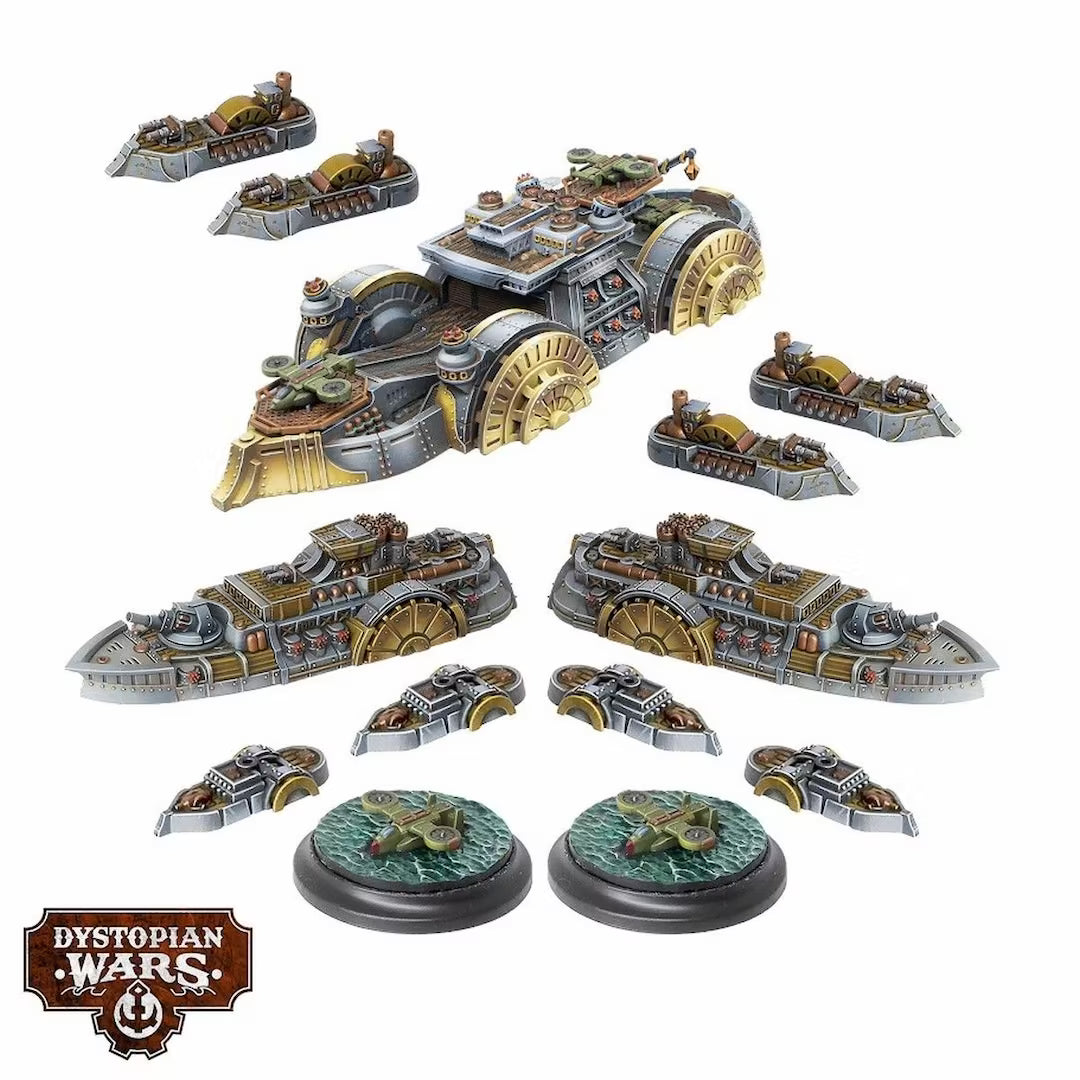 Dystopian Wars: Gotham Battlefleet Set