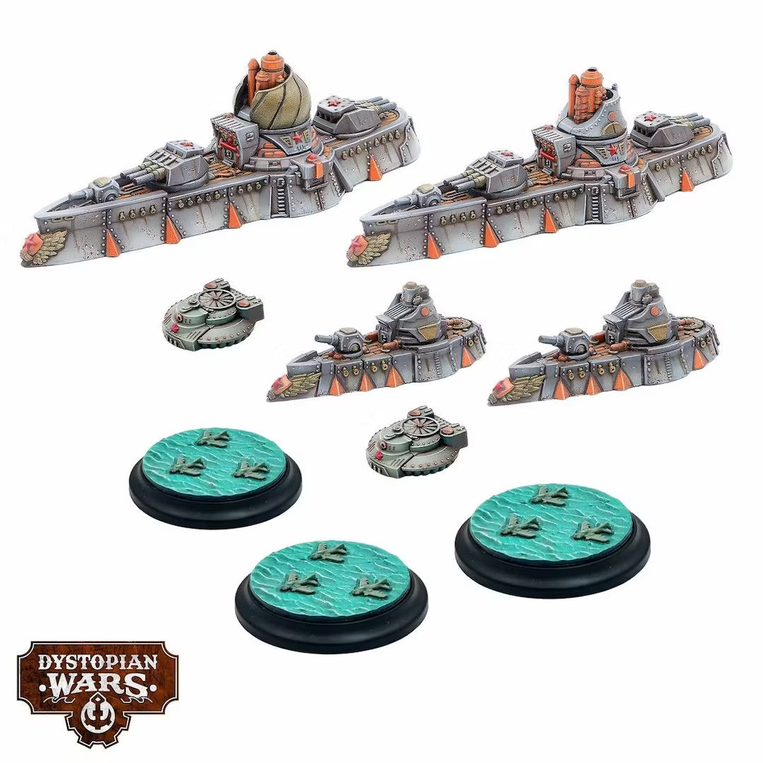 Dystopian Wars: Commonwealth Frontline Squadrons