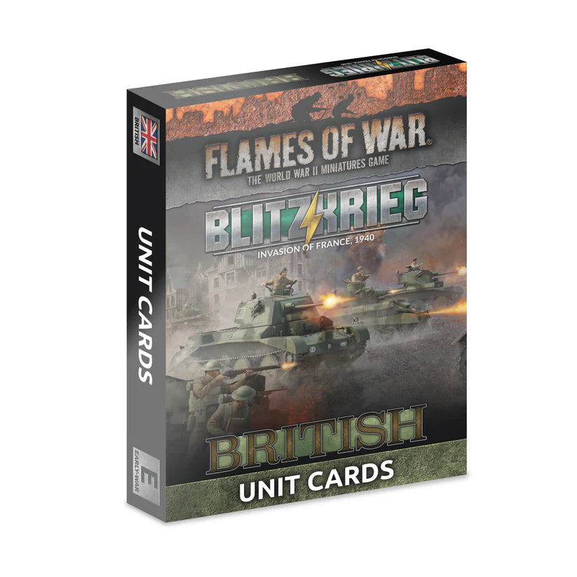 FW281BU: Blitzkrieg British Unit Cards (Ltd Edt)