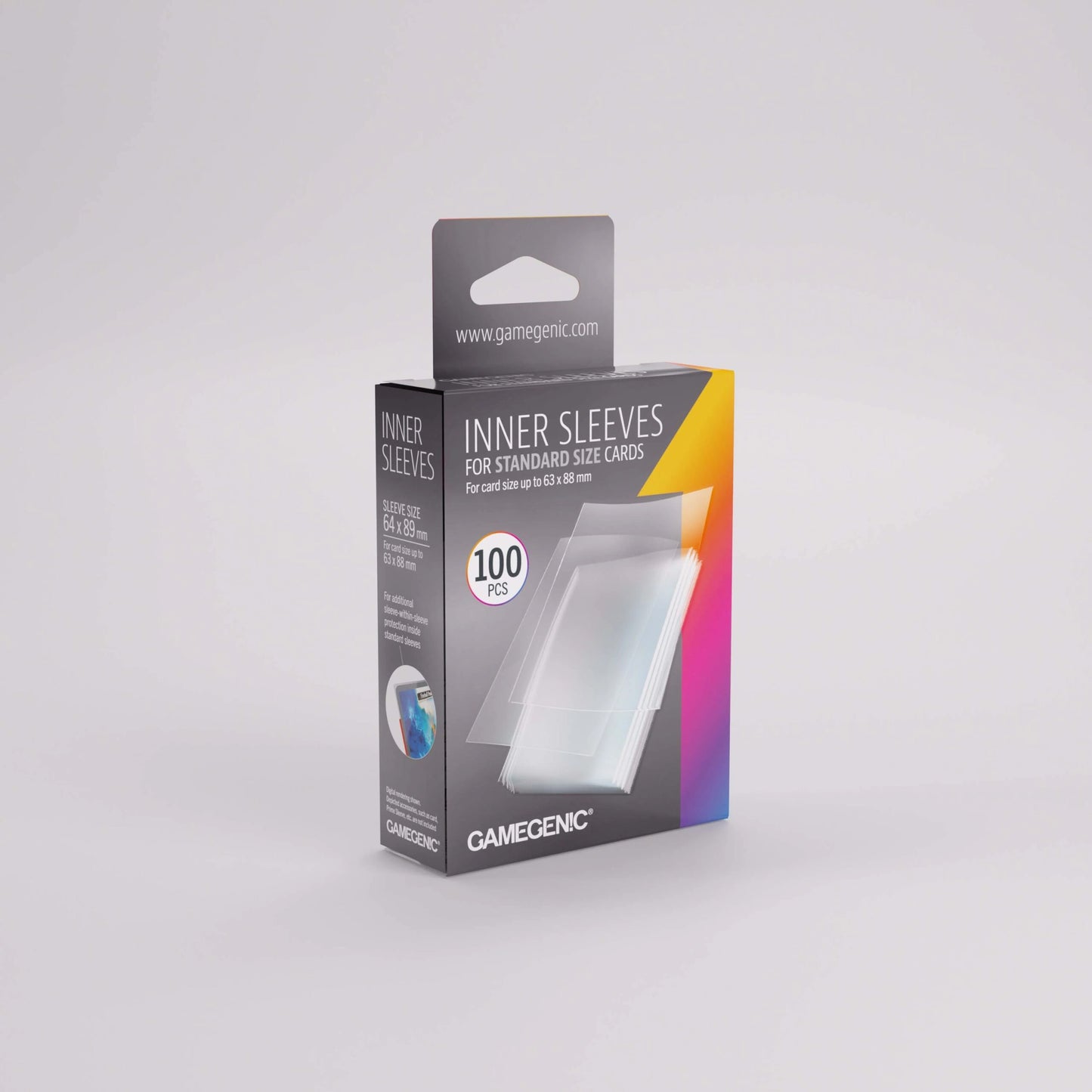 Gamegenic Inner Sleeves 64x89 (100 ct.)