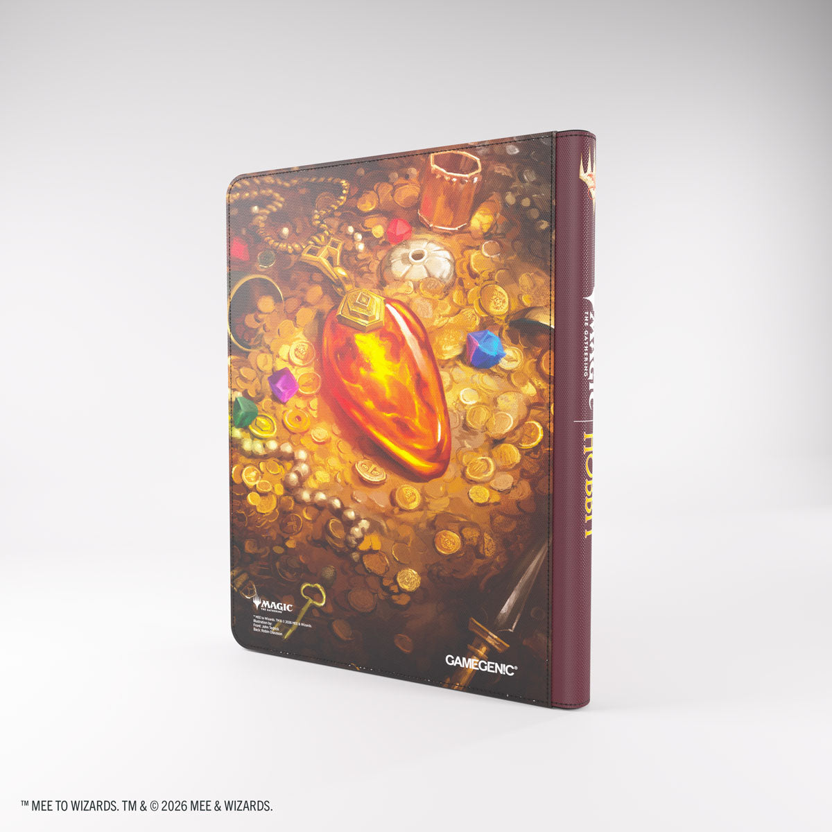 Gamegenic MTG: The Hobbit Zip-Up Album 18-Pocket - Smaug's Mok Amber