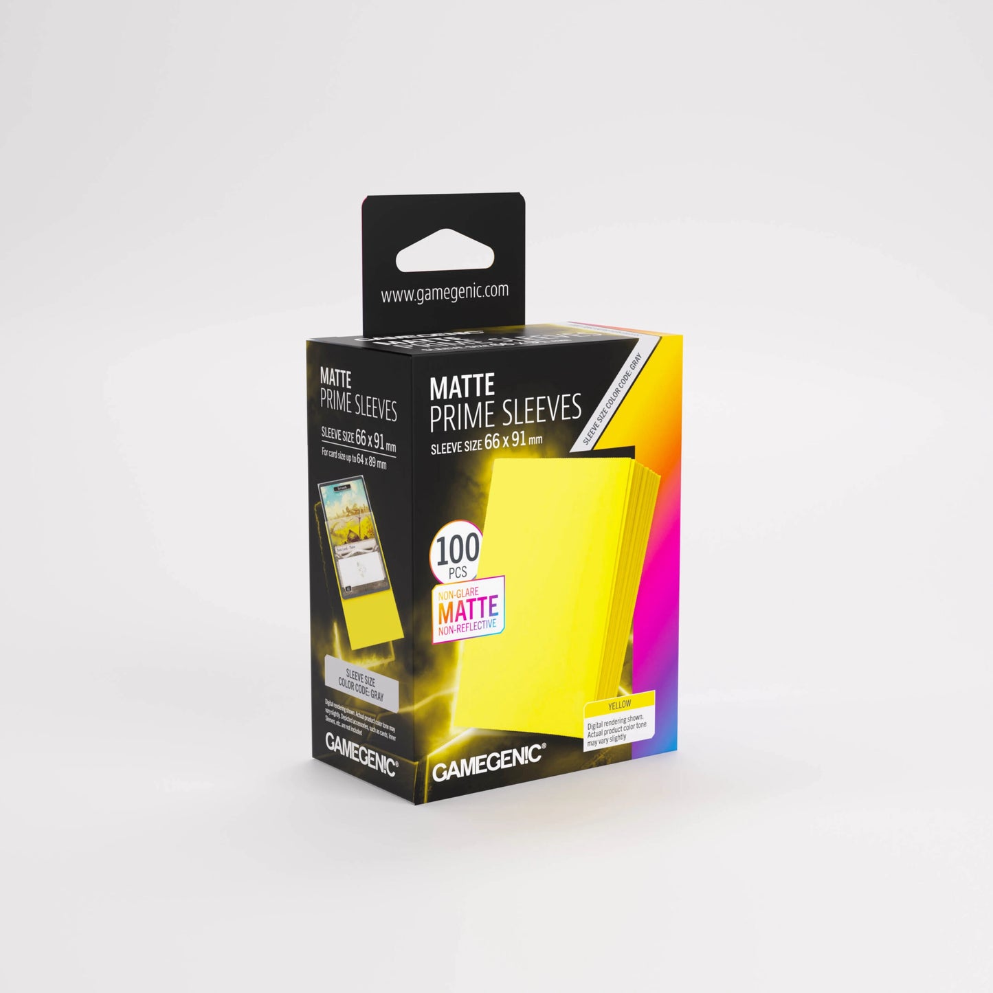 Gamegenic Matte Prime Sleeves Yellow 66x91 (100 ct.)