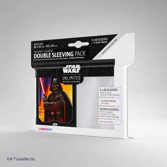 Star Wars Unlimited: Double Sleeving Pack – Darth Vader