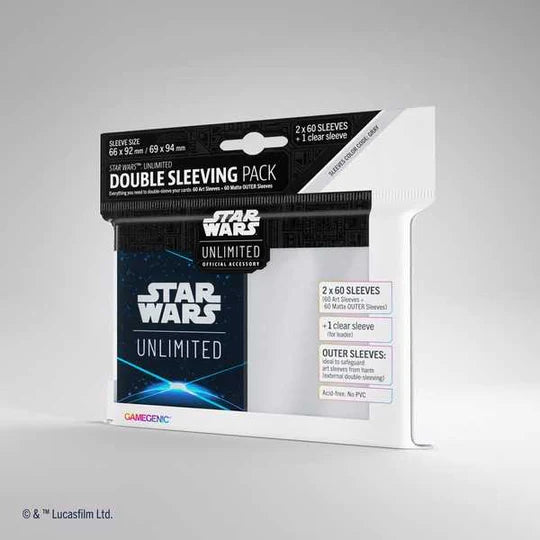 Star Wars Unlimited: Double Sleeving Pack – Space Blue