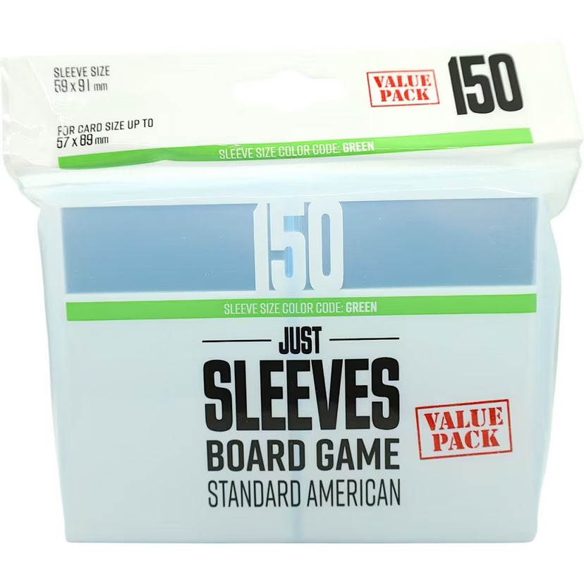 Gamegenic Just Sleeves: Standard American Value Pack (150)