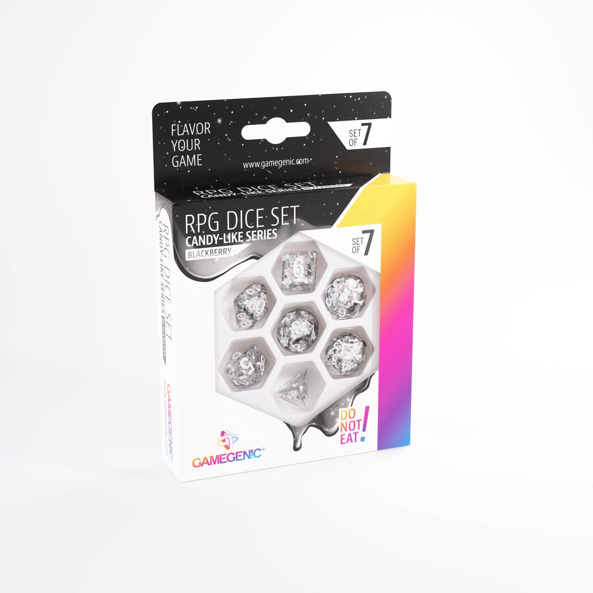 Candy Series - Blackberry - RPG Dice Set (Set of 7)