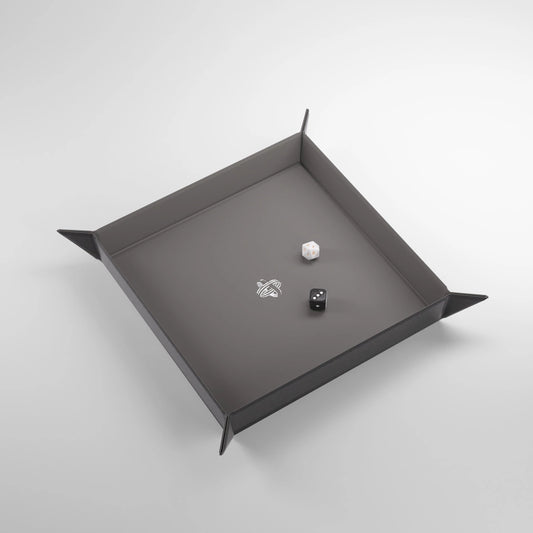 Gamegenic Magnetic Dice Tray Square (Black/Grey)