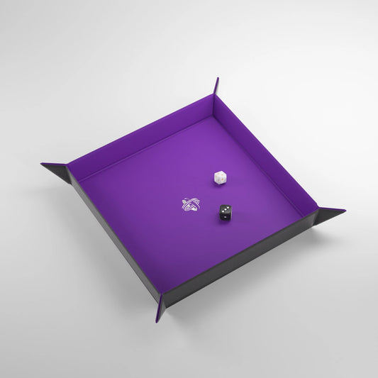 Gamegenic Magnetic Dice Tray Square (Black/Purple)