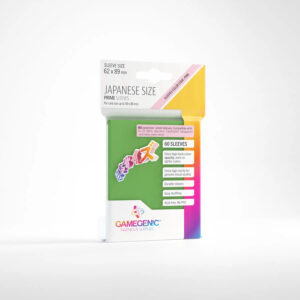 Gamegenic PRIME Japanese Sleeves Green