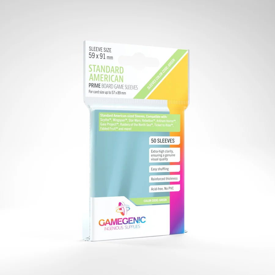 Gamegenic PRIME Standard American Sized BG 59x91mm