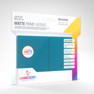 Gamegenic Prime Sleeves Matte Blue (100)
