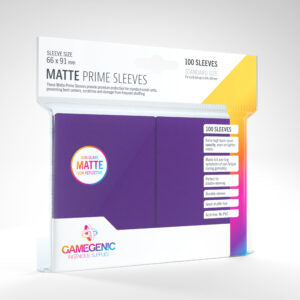 Gamegenic Prime Sleeves Matte Purple (100)