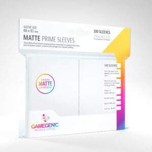 Gamegenic Prime Sleeves Matte White (100)