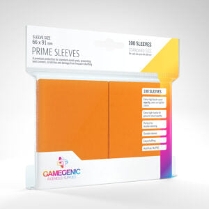 Gamegenic Prime Sleeves Orange (100)