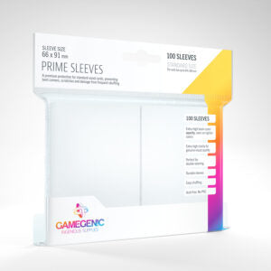 Gamegenic Prime Sleeves White (100)