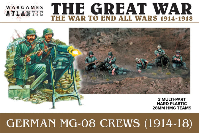 German MG-08 Crews (1914-1918) - Wargames Atlantic