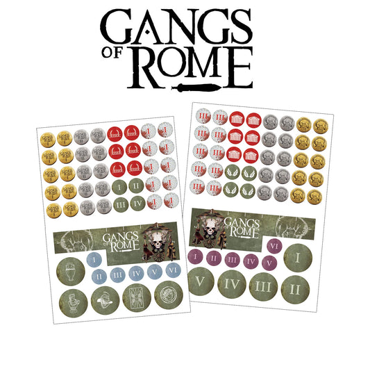 Gangs of Rome MDF Action tokens