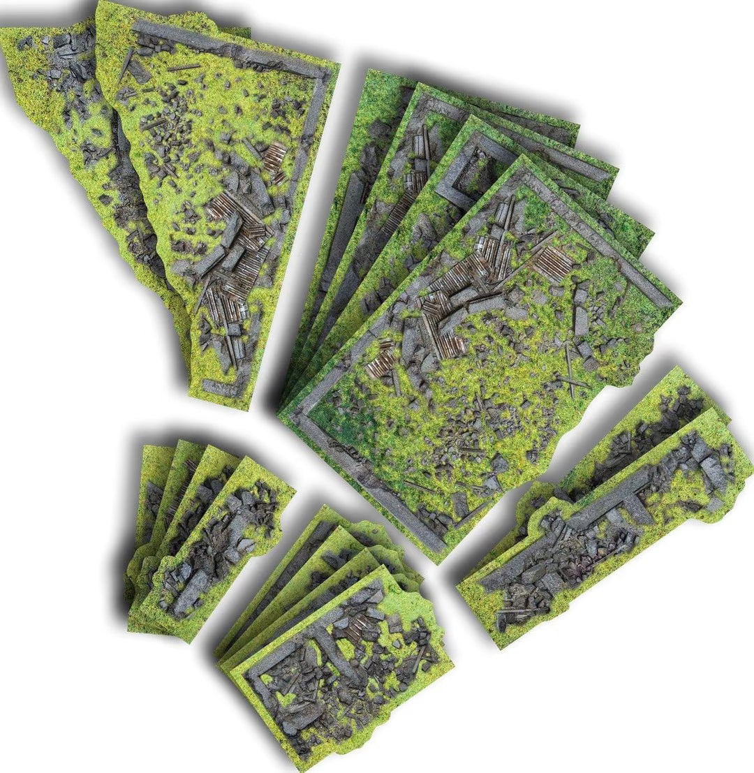 Grass Plain: Terrain Marker for Warhammer 40,000 (Kraken Wargames)